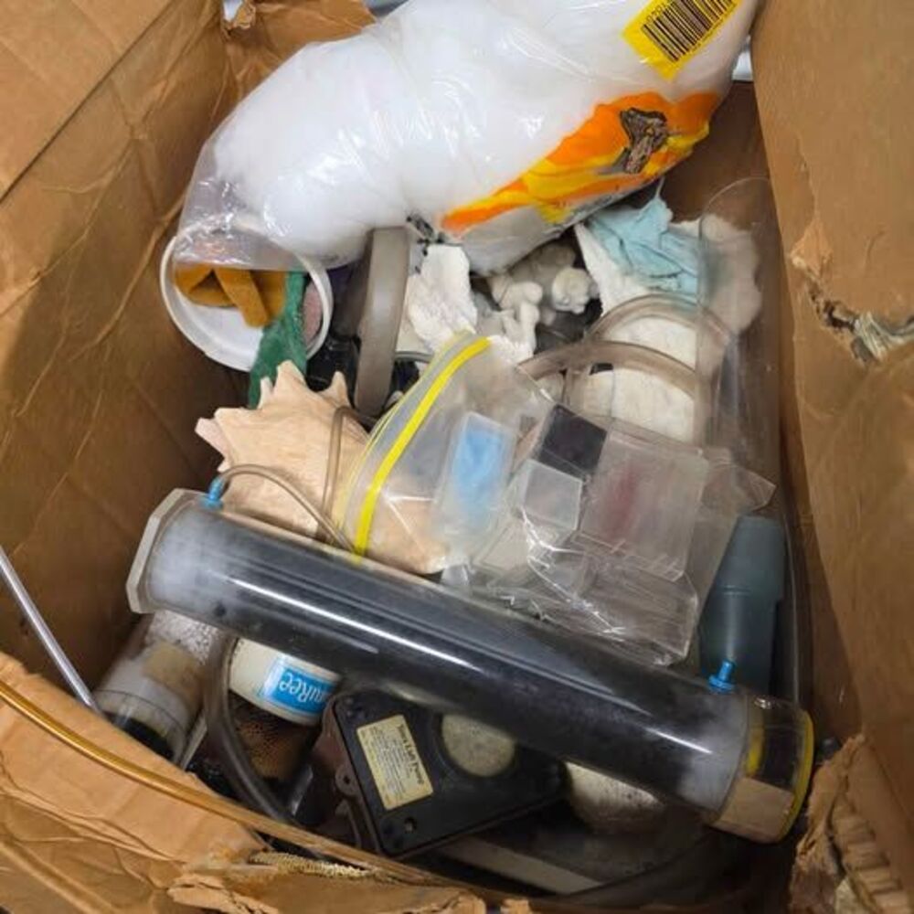 Aquarium Equipment Parts Lot Tetra Luft Pump Lifegard Filter As-Is